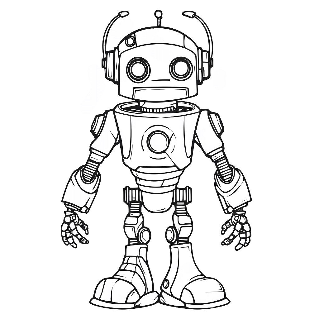 Basit Robot Boyama Sayfası