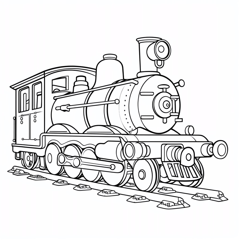 Tren Boyama Sayfası Kolay